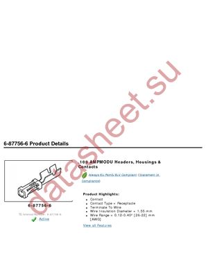 6-87756-6 datasheet  